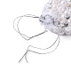 Сердце напечатаны органза сумки OP-R022-10x12-03-6