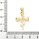 Латунные микро проложить кубического циркония подвески KK-Z120-54G-05-3