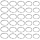 600 шт. 3 стиля разъемных колец из нержавеющей стали 304 STAS-SP0001-64-1