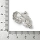 Латунные микро проложить кубического циркония подвески KK-I371-25P-3