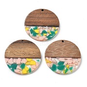 Подвески из смолы и ореха FIND-R051-05F