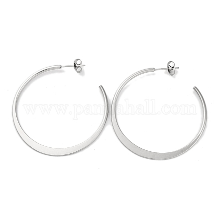 Серьги-гвоздики из нержавеющей стали 304 EJEW-K295-01B-P-1