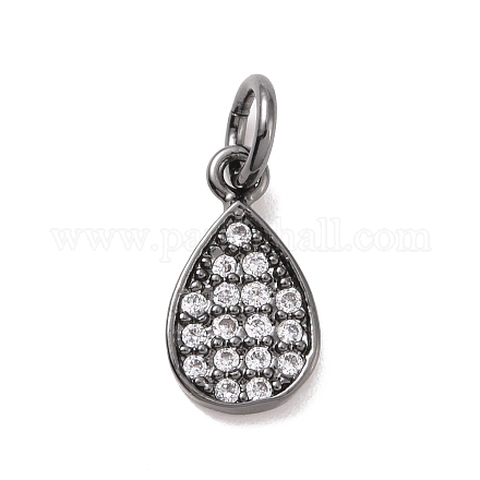 Латунные микро проложить кубического циркония подвески KK-I614-064B-1