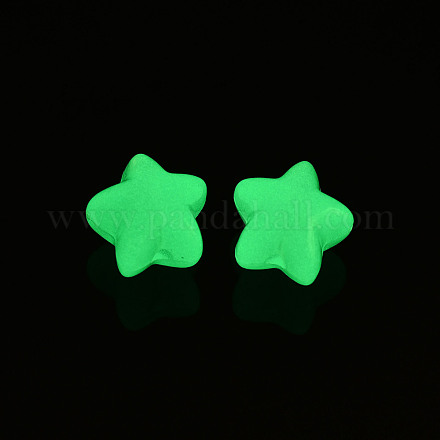 Светящиеся акриловые бусины MACR-N009-009-A01-1