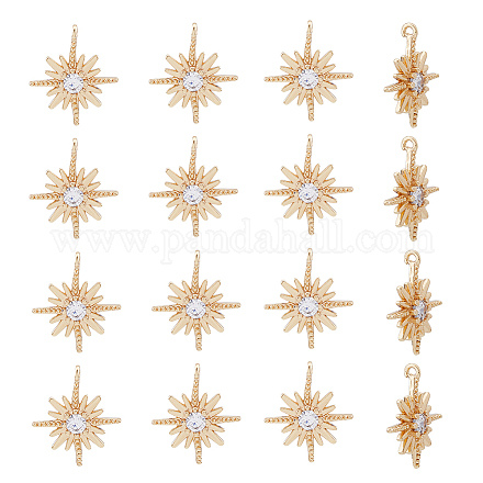 16 шт. Латунные подвески KK-HY0002-89-1
