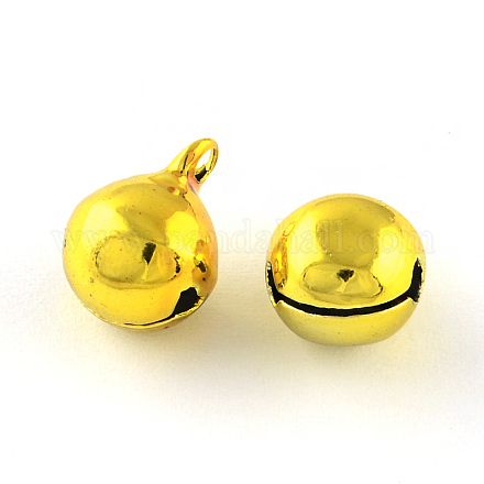 Подвески-колокольчики из латуни с вакуумным покрытием pvd X-KKB-R002-6mm-07-1
