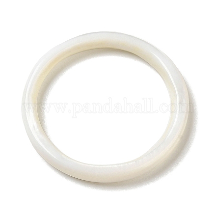 Соединительное кольцо из натуральной белой ракушки SSHEL-M022-06C-1