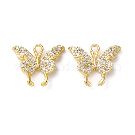 Латунные микро проложить кубического циркония подвески KK-F872-06G-1