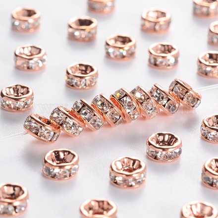Латунные бусины разделители для поставки стразов RB-A014-Z5mm-01RG-NF-1