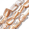 Natural Trochid Shell/Trochus Shell Beads Strands, Nuggets, BurlyWood, 12~17x5~14x3~9mm, Hole: 0.7mm, about 24~30pcs/strand, 16.14 inch(41cm)
