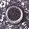 TOHO Round Seed Beads, 11/0, Japanese Seed Beads, (1701) Gilded Marble Blue, 11/0, 2x1.5mm, Hole: 0.5mm, about 20000pcs/bag, 100g/bag