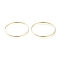 Brass Linking Rings, Long-Lasting Plated, Ring, Real 14K Gold Plated, 40x1.7mm, Inner Diameter: 39mm