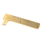 Double Scale Brass Vernier Caliper, Raw(Unplated), Nickel Free, 98x35mm