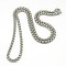 Non-Tarnish Trendy Men's 201 Stainless Steel Box Chain Necklaces, with Lobster Claw Clasps, Stainless Steel Color, 23.62 inch(60cm), 4mm
