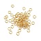 Brass Open Jump Rings, Long-Lasting Plated, Nickel Free, Real 18K Gold Plated, 4x0.6mm, Inner Diameter: 3mm