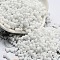 Macaron Color Opaque Frosted Glass Seed Beads, Peanut, White, 6x3x3mm, Hole: 1.2mm, about 88pcs/10g
