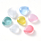 Glass Beads, Top Drilled Beads, Mixed Style, Teardrop, Mixed Color, 12.5x10.5x5.5mm, Hole: 0.9mm
