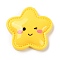 Animal Theme Opaque Resin Cabochons, Jewelry Making, Star, 24.5x25x5.5mm