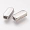 Tarnish Resistant 304 Stainless Steel Beads, Rectangle, Stainless Steel Color, 12.6x5.8x4mm, Hole: 2.6x3.3mm
