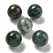 Natural Indian Agate Round Ball Figurines Statues for Home Office Desktop Decoration, 20mm