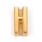 Alloy Slide Charms, Cadmium Free & Lead Free, Golden, Letter H, 20.5x10x6.5mm, Hole: 3x18mm