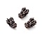 Tibetan Style Alloy Beads, Dragon Head, Red Copper, 12x7.5x8mm, Hole: 3mm