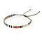 Bohemian Style Minimalist Tila Beaded Adjustable Braided Bracelets for Women