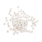 Brass Crimp Beads, Rondelle, Silver Color Plated, about 2.5mm in diameter, hole: 1.2mm