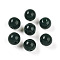 Opaque Solid Color Glass Beads, Round, Dark Slate Gray, 8~8.5mm, Hole: 1.2~1.6mm, about 1420pcs/1000g