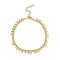 Rack Plating Brass Bracelets for Women, Real 18K Gold Plated, Long-Lasting Plated, Lead Free & Cadmium Free, Square, 7-1/8 inch(18cm)