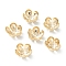304 Stainless Steel Bead Caps, 5-Petal, Flower, Golden, 13.5x13x6.5mm, Hole: 1.5mm