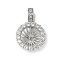 Brass Micro Pave Clear Cubic Zirconia Stud Earring Findings, Wheel, Cadmium Free & Lead Free, Rack Plating, Long-Lasting Plated, Platinum, 21x13.5x5.5mm, Hole: 3x5.5mm, Pin: 1mm