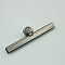 Zinc Alloy Twist Bag Lock Purse Catch Clasps, Gunmetal, 2.4x9.5cm