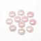 Natural Rose Quartz Cabochons, Half Round/Dome, 16x6mm