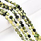Natural Serpentine Beads Strands, Flat Round, 5.5~6.5x2.5~3mm, Hole: 0.7mm, about 62~68pcs/strand, 14.96~15.16 inch(38~38.5cm)
