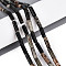 Natural Biotite Beads Strands, Column, 5~13x4mm, Hole: 1mm, about 29~30pcs/strand, 14.96~15.16''(38~38.5cm)