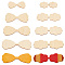 DELORIGIN 8pcs Bow Tie Template Sets Wooden Bowknot Hairpin Making Templates Reusable Dies Template Cutting Stencils Bow Shaped Cutout Boards for Bow Tie Hairpin Making DIY Craft Scrapbooking