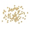 Brass Beads, Triangle, Real 18K Gold Plated, 3x3.5x1.5mm, Hole: 1mm