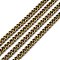 Iron Cuban Link Chains, Chunky Chains, Unwelded, with Spool, Oval, Antique Bronze, 14x10x3mm, about 32.8 Feet(10m)/roll
