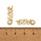 Латунные микро проложить кубического циркония подвески KK-E108-46G-3