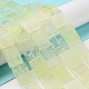 Нити стеклянных бус с желтым арбузным камнем G-M420-G06-01-2