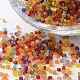 12/0 прозрачные цвета матового круглый бисер SEED-K003-2mm-M03-1