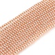 Стеклянные бусины с гальваническим покрытием  X-EGLA-I013-2mm-PL01-1