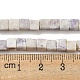 Нити натуральных фиолетовых бирюзовых бусин G-F631-K25-5