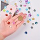 Светящиеся стеклянные кабошоны GLAA-SZ0001-12-7