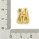Подвески из латуни с покрытием из прозрачного кубического циркония KK-S378-01G-H-3