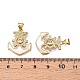 Латунные микропаве прозрачные подвески с фианитом KK-N254-192G-3