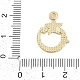 Подвески из сплава с микропаве из стразов FIND-K020-05G-3