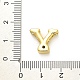 Стойки обшивки латунь кубического циркония бусы KK-L210-008G-Y-3