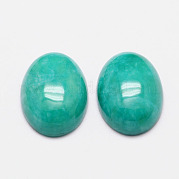 Имитация амазонитовые кабошоны G-K021-20x15mm-09